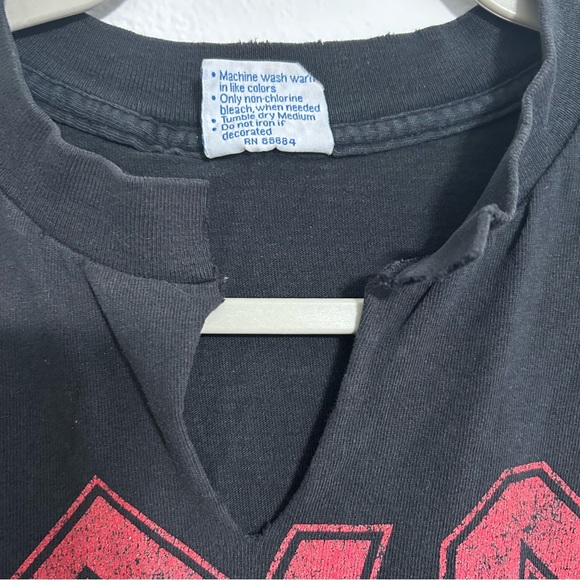 RARE Collectible Vintage 1996 AC/DC Ballbreaker Tour Black Sleeveless Tee - Picture 6 of 8